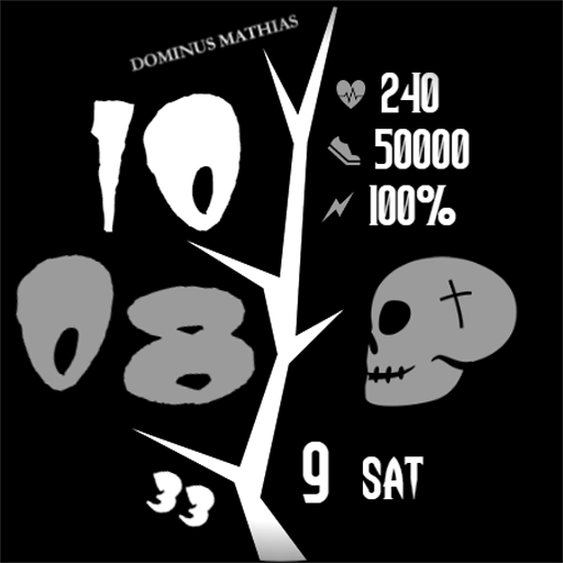 DM050 Halloween Scary Face