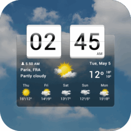 Sense Flip Clock & Weather