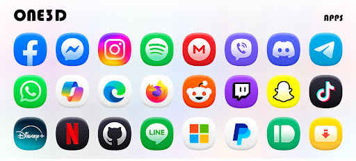 One3D – Icon Pack