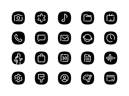 Blaux Black – Icon Pack