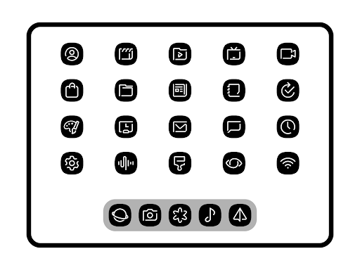 Blaux Black – Icon Pack