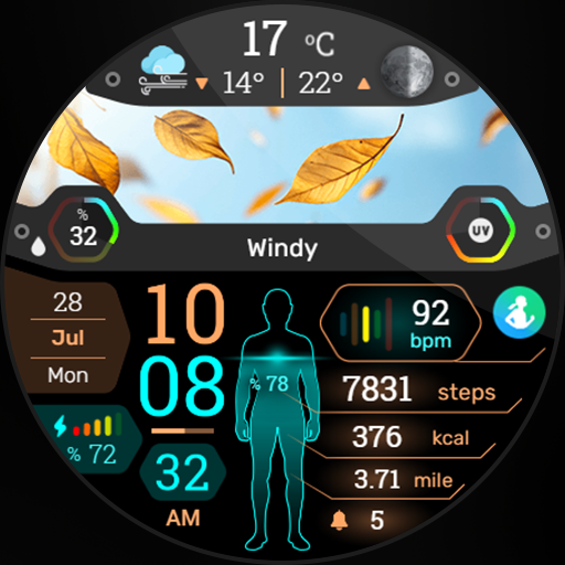 BioSky-X – Watch Face