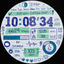 Paper of Time – Watch Face