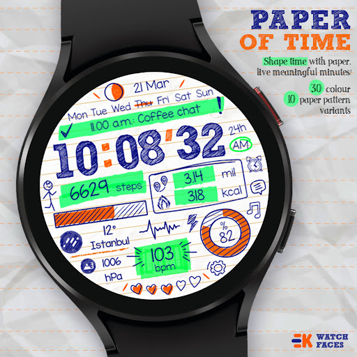 Paper of Time – Watch Face