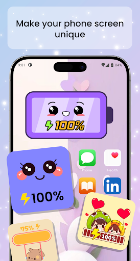 Emoji Battery Widget: Offline