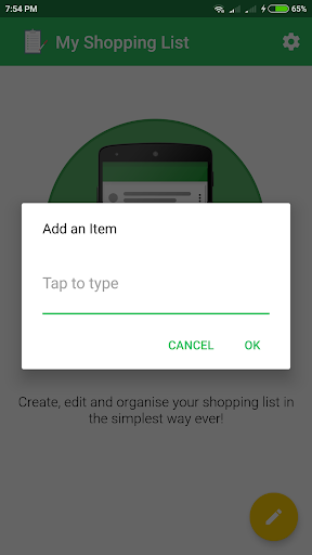 My Shopping List – to do list