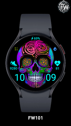 FW101 Digital Watch Face