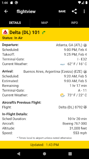 FlightView: Flight Tracker