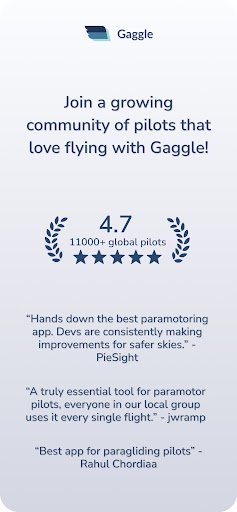 Gaggle Paragliding, Ultralight