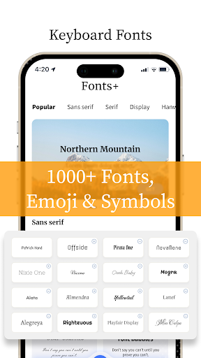 Font Keyboard: Text Fonts+