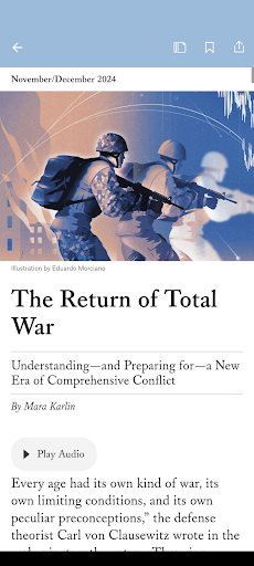 Foreign Affairs Magazine