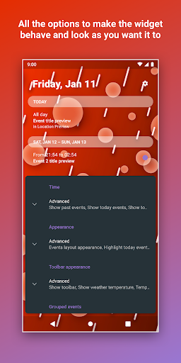Calendar Widget Agenda Planner