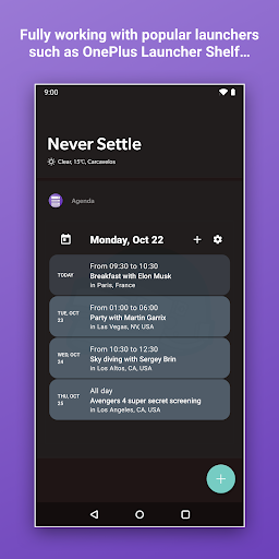 Calendar Widget Agenda Planner