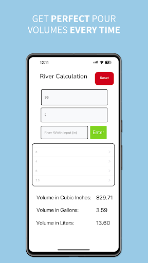 Epoxy River Calculator