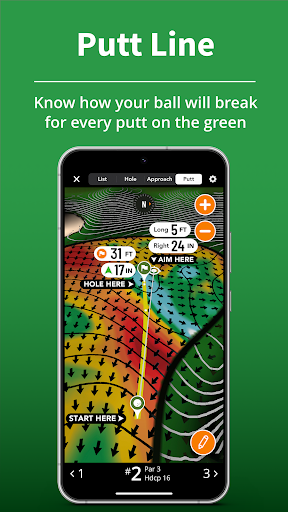 GolfLogix Golf GPS + 3D Putts