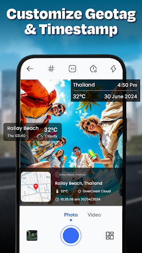 GPS Camera Map & Timestamp