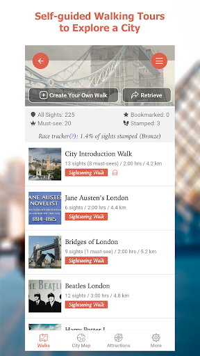 GPSmyCity: Walks in 1K+ Cities