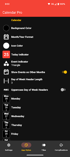 Calendar Pro for Wear OS