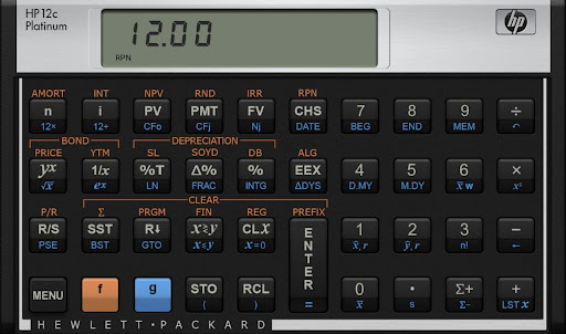 HP 12c Platinum Calculator