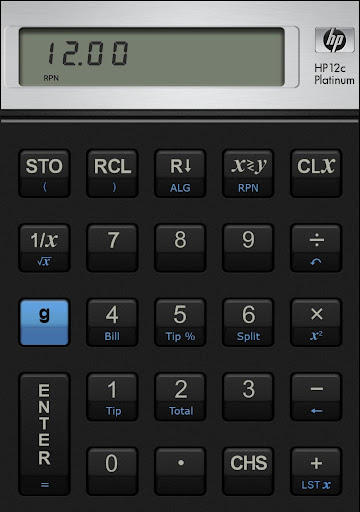 HP 12c Platinum Calculator