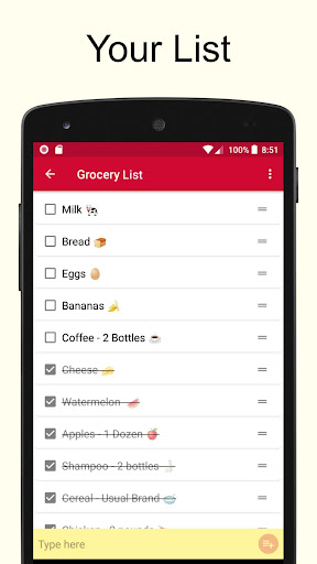 Shopping List – Simple & Easy