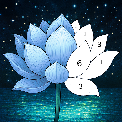 Lotus Color – Color by Number