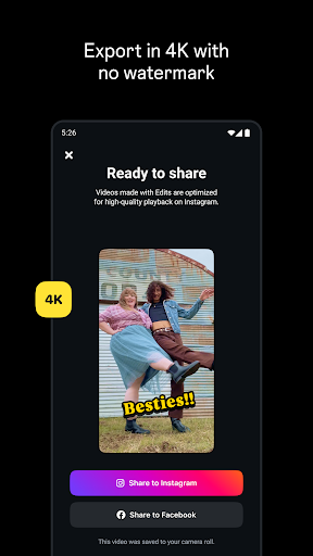 Edits, an Instagram app