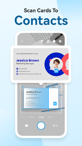 CamCard AI Scanner, Transcribe