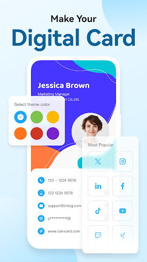CamCard AI Scanner, Transcribe