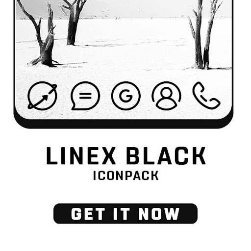 LineX Black Icon Pack