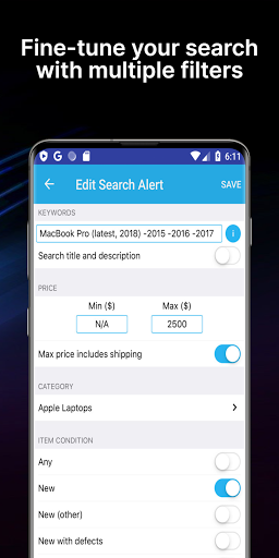 SeeSpotBid – Alerts for eBay