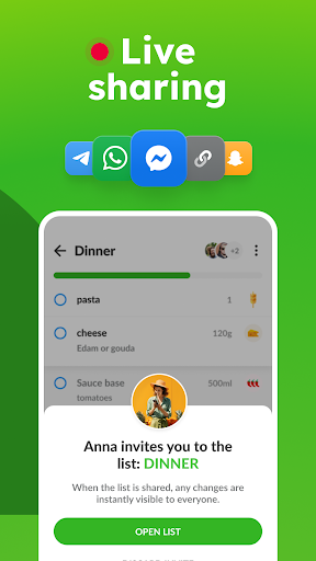 Shopping List – Listonic