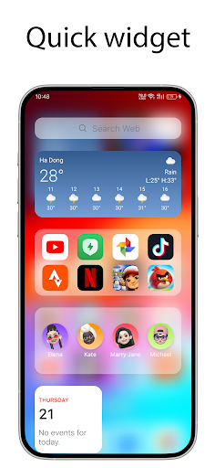 OS Launcher 18 – Phone 16 Max