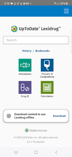 Uptodate Lexidrug