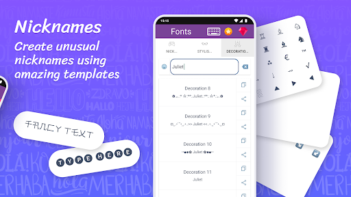 Fonts: Stylish Text Cool Fonts