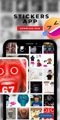 67 Kids Mason Stickers