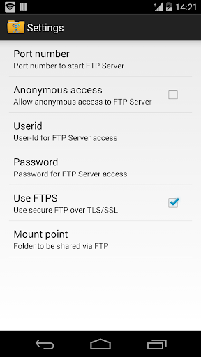 WiFi Pro FTP Server