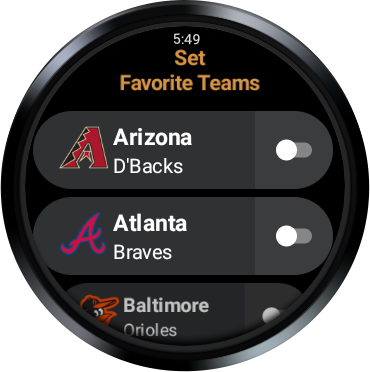 Premium MLB for Wear OS