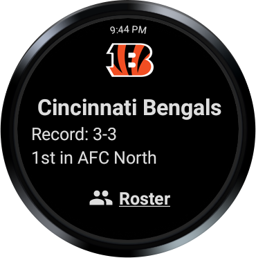 Premium NFL app for Wear