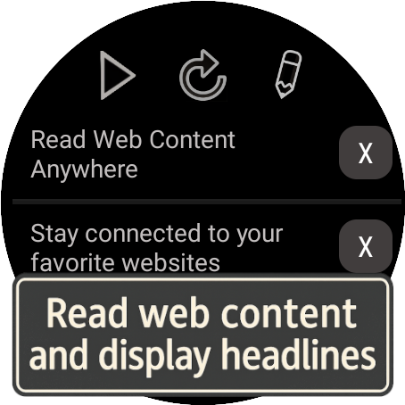 webOnWrist: News & Browser