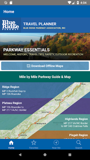 Blue Ridge Parkway Planner