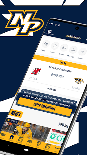 Nashville Predators App