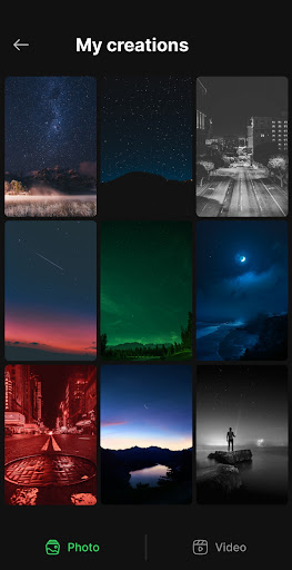 Night Camera Mode: Video Photo