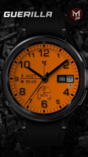 GUERILLA – Analog watch face