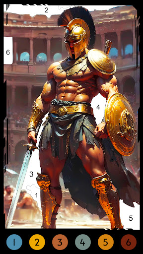 Alpha Color: Men coloring book