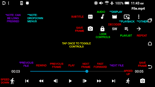 Precise Frame mpv Video Player