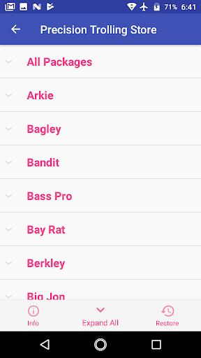 Precision Trolling Data