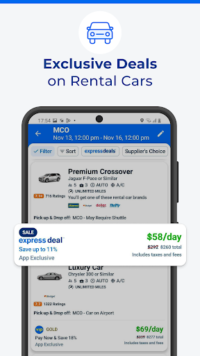 Priceline: Hotel, Flight & Car