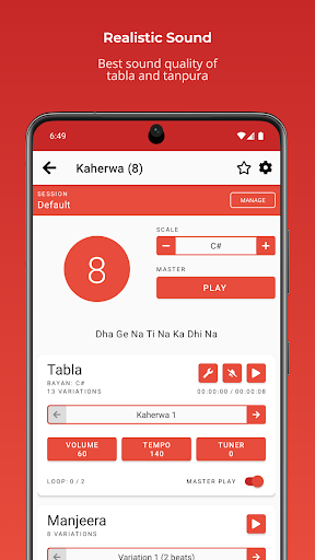 Rhythm Tabla & Tanpura PREMIUM