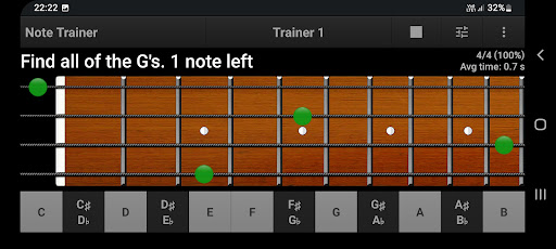 Bass Guitar Note Trainer
